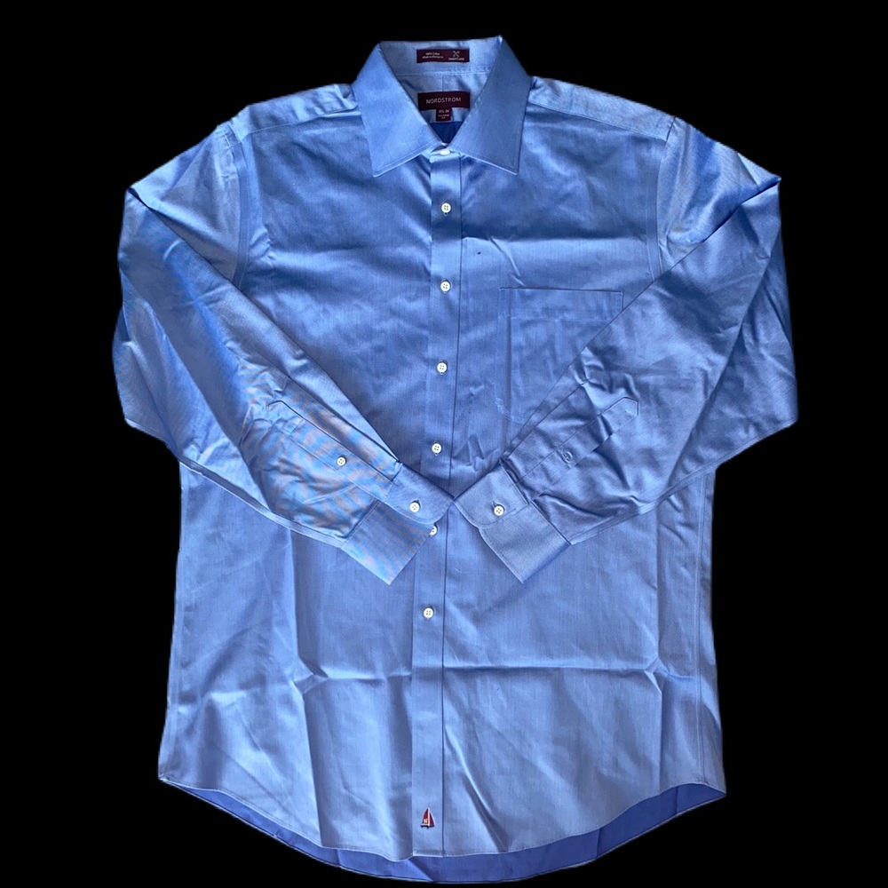 Nordstrom Blue Long Sleeve Dress Shirt